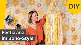 DIY Festkranz im Boho Stil  Roombeez – powered by OTTO [upl. by Kask]