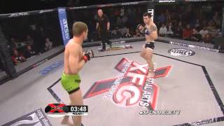 XFC na RedeTV Jeremy Severn finaliza Aaron Osborne com golpe espetacular [upl. by Dibbell586]