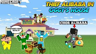 Thief Alibaba Chor In Oggys House  Shinchan Jack  Minecraft [upl. by Thompson387]