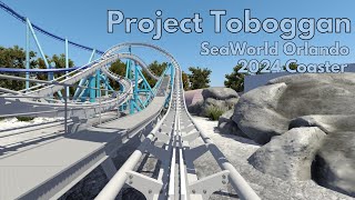 Penguin Trek  SeaWorld Orlando 2024 BampM Family Launched Roller Coaster POV [upl. by Lorianna]