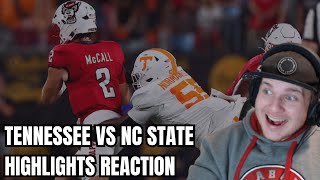 Tennessee vs NC State Highlights 2024 REACTION [upl. by Garlinda]