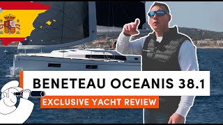 BENETEAU Oceanis 381  Strong sailing performance and a roomy cockpit EXCLUSIVE YACHT REVIEW [upl. by Estrin]