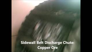 Sidewall Belt Conveyor  Discharge Chute [upl. by Eeresid]