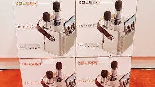 speaker koleer S882 សេរីថ្មីទើបតែចេញមកដល់ថ្មីក្តៅៗប្រភេទ karaoke ងាយស្រួលខ្លួនចល័តគ្រប់ទីកន្លែង [upl. by Stesha]