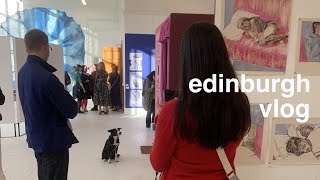 my first exhibition opening  edinburgh vlog [upl. by Raasch16]