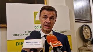 Prandini Coldiretti commenta conferma commissario agricoltura Hansen [upl. by Ennahoj]