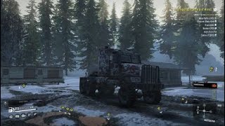 SnowRunner PS4Ep 217  Mods Yukon Flooded Foothills quotMountaintop Deliveryquot English [upl. by Katha]