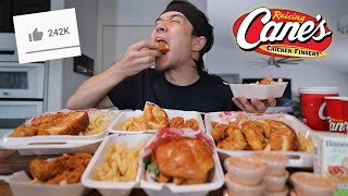 Raising Canes Full Menu Challenge All 5 Combo Meals [upl. by Tinaret]