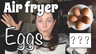 HARD BOILED AIR FRYER EGGS  AIR FRYER RECIPE [upl. by Andre]