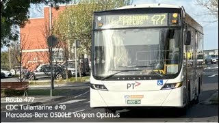 CDC Tullamarine 40 MercedesBenz O500LE Volgren Optimus [upl. by Muscolo729]