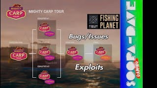 Fishing Planet Mighty Carp Tour BugsIssuesExploits [upl. by Anitnas]