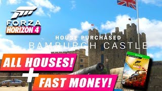 Forza Horizon 4 All Houses Locations and How to Earn Money Fast to buy them [upl. by Buschi]