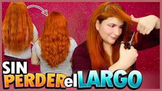 Como hacer un corte de cabello en capas largas con degrafilado  Sin perder el largo [upl. by Castor711]