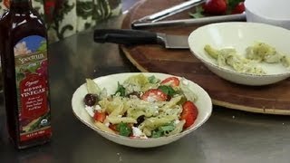 Recipe for Greek Cold Pasta Salad  Greek Salads amp Other Healthy Recipes [upl. by Kcirret456]