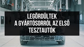 Legördültek a debreceni gyártósorról az első Neue Klasse tesztautók [upl. by Siul]