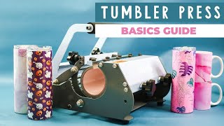 How to Use a Tumbler Press for Tumblers and Mugs [upl. by Ehcropal]