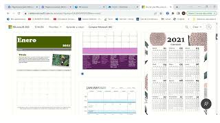 OFFICE365 Word plantilla calendario office365 [upl. by Naveb]