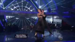 Meryl and Maks  Tango  WK 6  DWTS8 [upl. by Theresita]