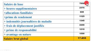 Le salaire brut imposable [upl. by Aanas]