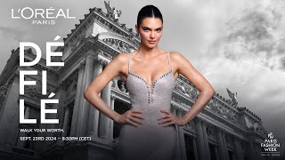 Le Défilé L’Oréal Paris 2024 Paris Fashion Week [upl. by Neysa]