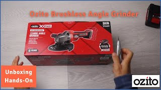 Ozito PXC 18V 125MM Brushless Angle Grinder [upl. by Mandelbaum788]