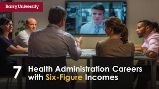 7 Health Administration Careers with SixFigure Incomes [upl. by Mayes]