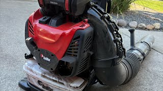 Redmax ebz9000 backpack blower review [upl. by Yeltrab]