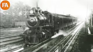 The American Railroads in 1897  Vintage Footage [upl. by Notliw]