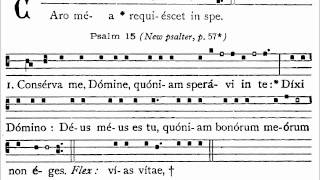 Caro mea Gregorian antiphon of Tenebrae [upl. by Lanod326]