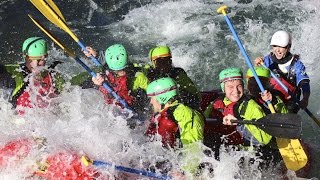 White Water Rafting Tongariro River New Zealand [upl. by Anirod]