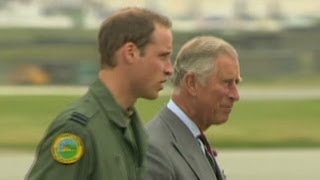 Prince William takes Prince Charles to work [upl. by Inaej]