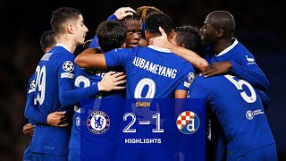 Chelsea 21 Dinamo Zagreb  Highlights  UEFA Champions League [upl. by Neeli441]