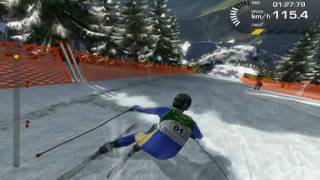 Alpine Ski Racing 2007 Gameplay [upl. by Kerekes]