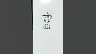 How to draw a Easy drink milk coffee step by step drawing howtodraw shortsvideo Riyabajetha [upl. by Resee47]