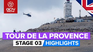 Tour de la Provence 2020 Stage 3 HIGHLIGHTS  Mont Ventoux Chalet Reynard Summit Finish [upl. by Virgilio198]