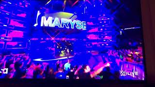 Maryse entrance on the award winning Miz TV [upl. by Anairol]