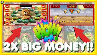 A DOUBLE Big Money BONUS 14 Online Slot Bonuses 😲 [upl. by Annoyik666]