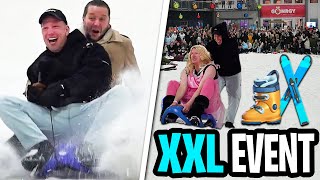 XXL WEIHNACHTSSTREAM😂🎄 Rodeln Human Bowling amp Wichteln  MontanaBlack Highlights [upl. by Airetas73]