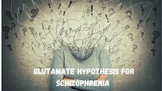 Glutamate Hypothesis For Schizophrenia [upl. by Ahsercul710]