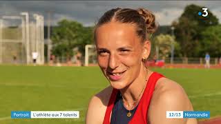 Portrait de Léonie Cambours Championne de France dHeptathlon [upl. by Croix]