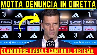 CLAMOROSA DENUNCIA DI MOTTA IN DIRETTA TV DOPO Juventus Cagliari 1 1 [upl. by Suryt]