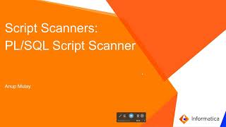 Script Scanner PLSQL Script Scanner [upl. by Ria]