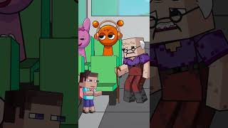 Little Steve Help The Old Man On Bus And A Lesson For Heartless Mom  Minecraft Animation Story [upl. by Leanne]