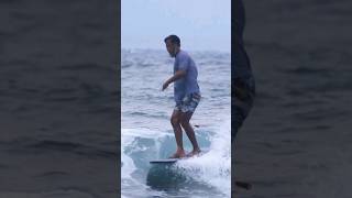 Surfing Fun  Longboarding Batu Karas Bay Java Indonesia longboardsurfing batukaras surfing [upl. by Alboran]