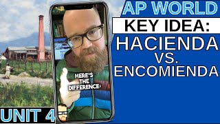 ENCOMIENDAS vs HACIENDAS apworld apworldhistory APexams [upl. by Atig]