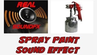 Spray paint gun or aerosol sound effect  realsoundFX [upl. by Anauqat]