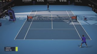 TIEBREAK  Novak Djokovic VS Matteo Berrettini  BRISBANE  EXPERT  Gameplay [upl. by Kimberlyn759]