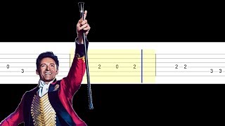 The Greatest Showman  The Other Side Easy Guitar Tabs Tutorial [upl. by Cid702]