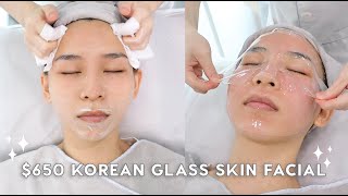 I Got a 650 Korean Glass Skin Facial [upl. by Eneirda799]