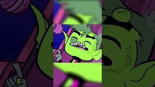 Waffles Irritates Brother Blood teentitansgo shorts [upl. by Lutim]